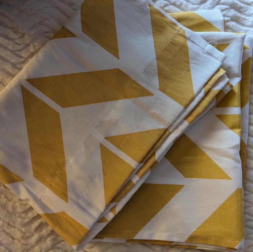 Yellow Panel Curtains